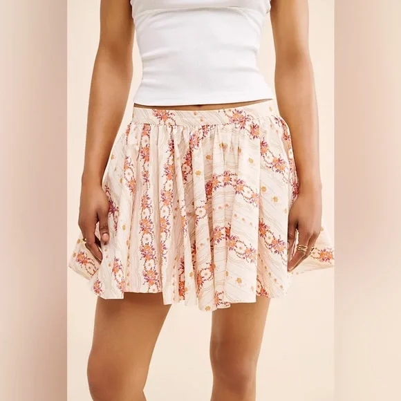 Free People| Gaia Printed Mini Skirt - Picture 14 of 15